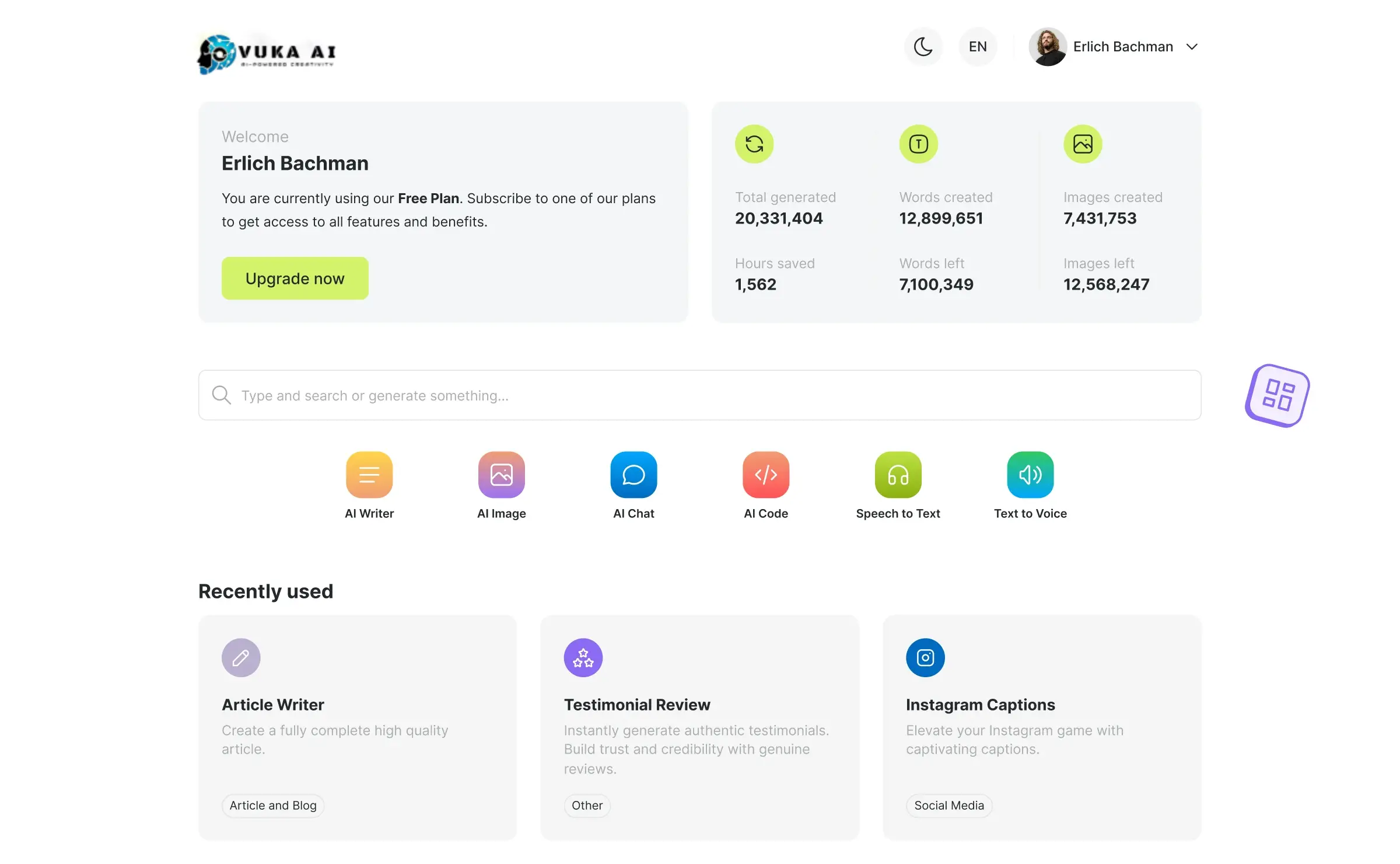 Application preview